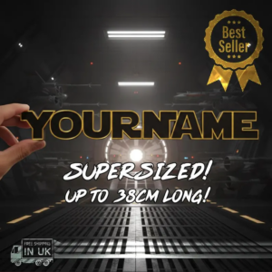 Galactic Sci-Fi Custom Name Sign